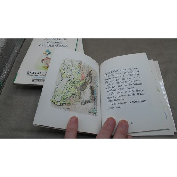 Vintage Beatrix Potter 6 Mini Book Collection BP Gas Promo 1990 Peter Rabbit - Picture 9 of 16